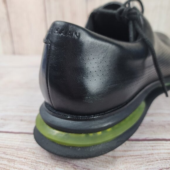 Cole Haan ØriginalGrand Energy Twin Oxford Men Size 13 Black Leather Dress Shoes - Picture 6 of 9
